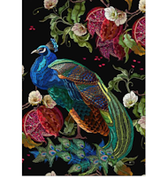 MINT - A1 Decoupagepapper (ca 59x84cm) - PEACOCK