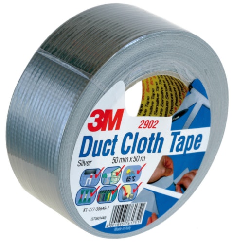 3M™ Duct Tape 2902 - Silvertejp 50mmx50m
