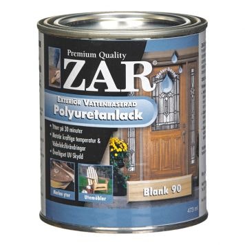 ZAR® - Exteriör Blank 90 - UV Polyuretanlack - 473 ml