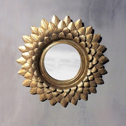 Filipiniana - Sunburst Flambeau - Väggdekoration / Ljusbricka med spegel (S) Ø 24cm