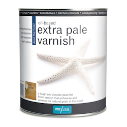 Polyvine Extra Pale Oil-based Varnish (oljeburet lack som gulnar minimalt) 500ml