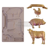 ReDesign Décor Moulds® - Silikonform - Farm Animals (ca 13x20cm)