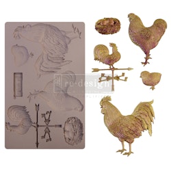 ReDesign Décor Moulds® - Silikonform - Sunny Morning Friends (ca 13x20cm)