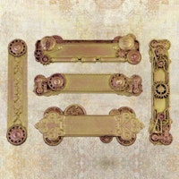 ReDesign Décor Moulds® - Silikonform - Steampunk Plates (ca 13x20cm)