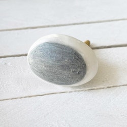 Möbelknopp - Marble Stone - Grå