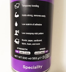 3M Repositionable 75™ Spray Adhesive - Temporärt Spraylim 500ml