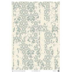 Belles and Whistles Rice Papers - Distressed Damask - A1 ca 59x84cm