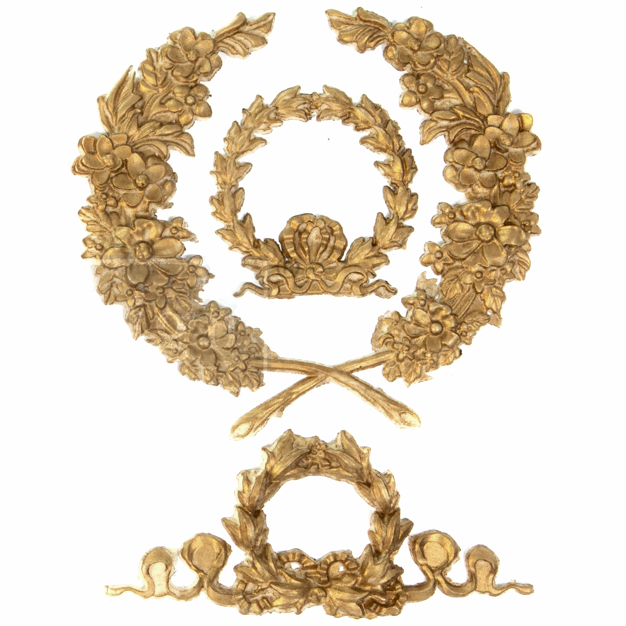 Silikonforn / Gjutform - Re Design Decor Moulds  - Laurel Wreath