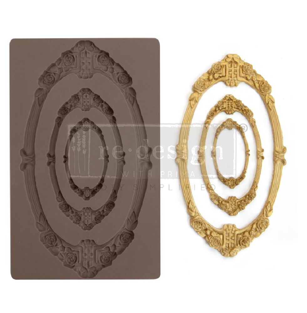 Silikonforn / Gjutform - Re Design Decor Moulds - Sicily Frame
