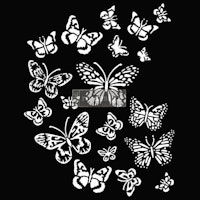 ReDesign Décor Stencils® - Schablon​​​​​​​ ca 50x40cm - BUTTERFLY LOVE