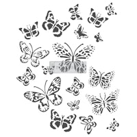 ReDesign Décor Stencils® - Schablon​​​​​​​ ca 50x40cm - BUTTERFLY LOVE