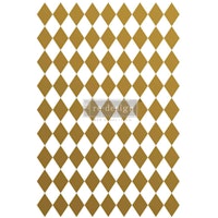 ReDesign Décor Transfers® - Gold Harlequin ca 61x89cm