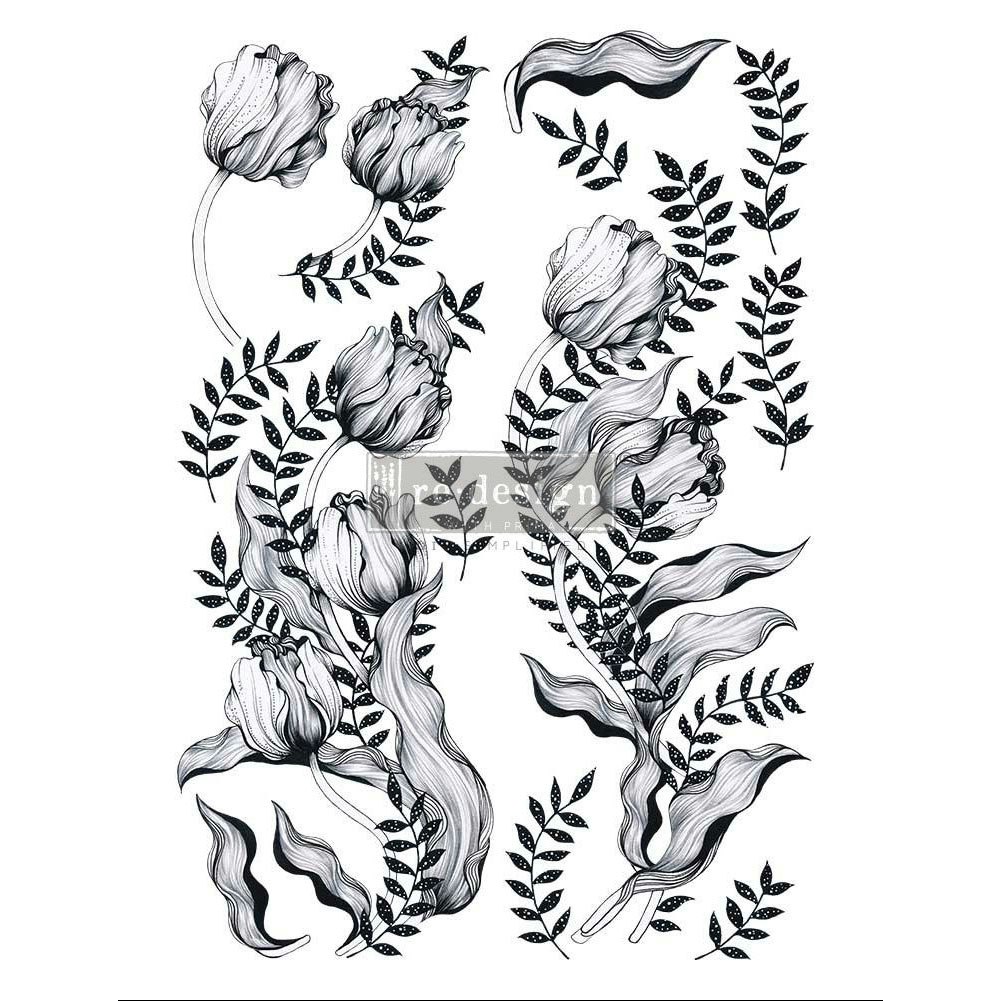 Re Design Decor Transfer - Transfermotiv - MONO TULIP