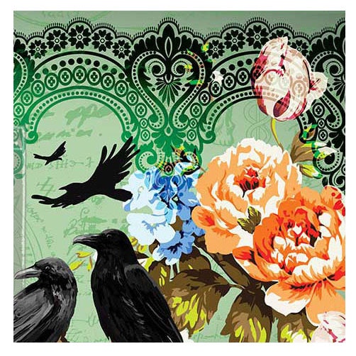 DECOUPAGE - Re Design Tissue Paper - Cece Retro Garden