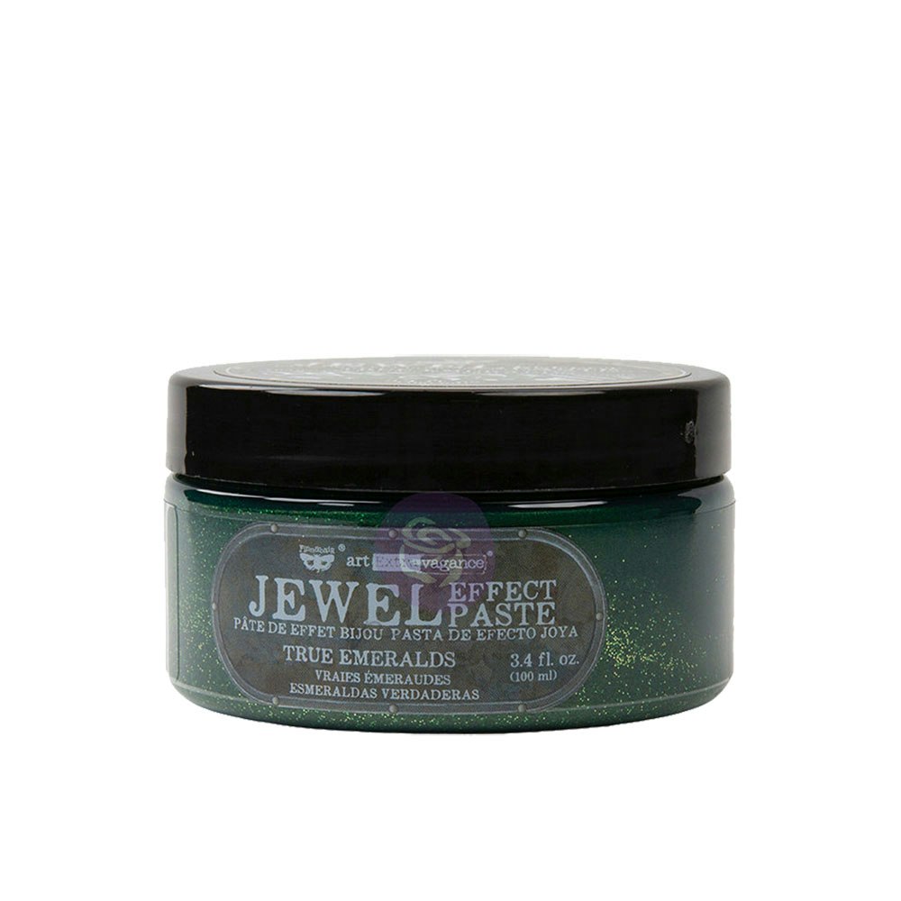 Finnabair - Art Extravagance Jewel Texture Embossing Paste - TRUE EMERALDS