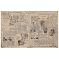 Re Design Tissue Paper - News Print - Ark ca 48x76cm