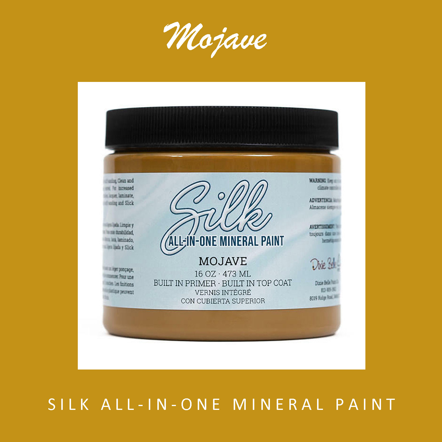 Dixie Belle SILK All-In-One Mineral Paint - MOJAVE