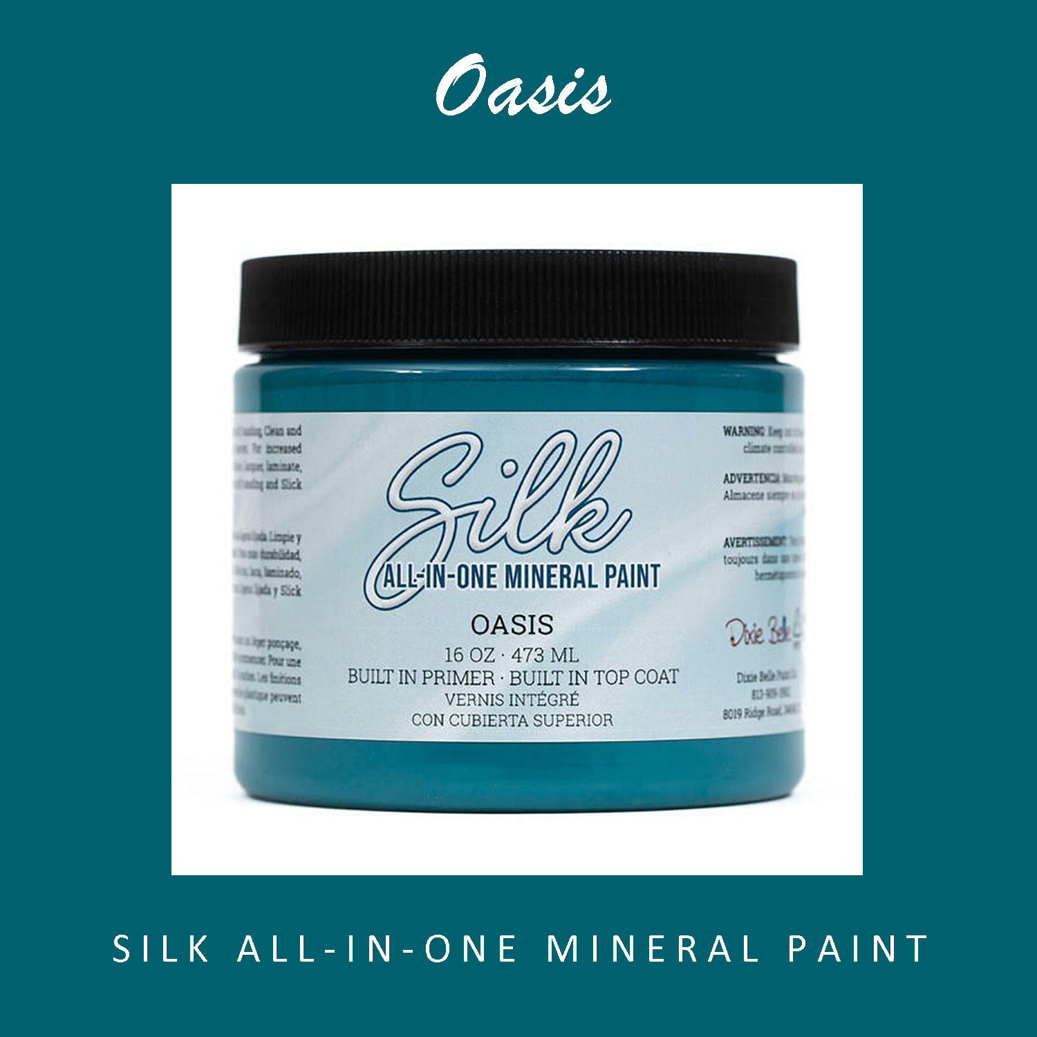 Dixie Belle SILK All-In-One Mineral Paint - OASIS