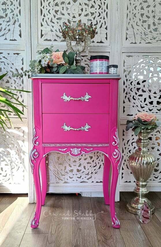 Dixie Belle SILK All-In-One Mineral Paint - PRICKLY PEAR - Photo Credit: @ChicandShabbyFurnitureByRebecca