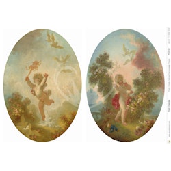 Posh Chalk® Posh Cherubs - A1 Deluxe Decoupage Paper