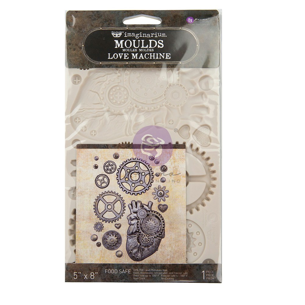 SILIKONFORM - Finnabair - Imaginarum Mould - Steampunk - Mixed Media - Love Machine