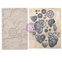 Finnabair - Imaginarum Mould - Silikonform - Steampunk Hearts