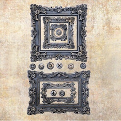 Finnabair - Imaginarum Mould - Silikonform - Baroque Frames