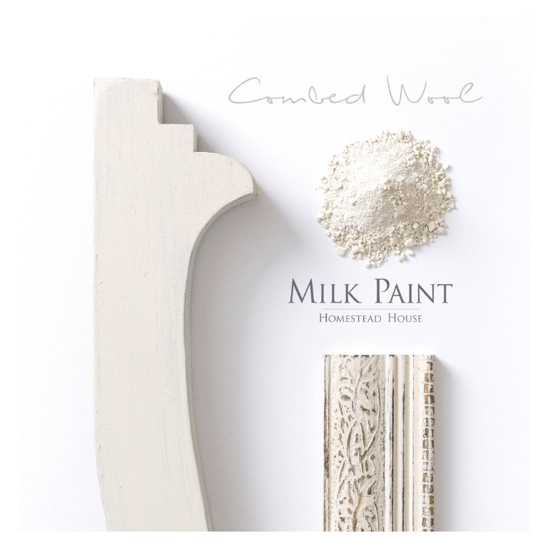 Homestead House - Milk Paint -  Combed Wool