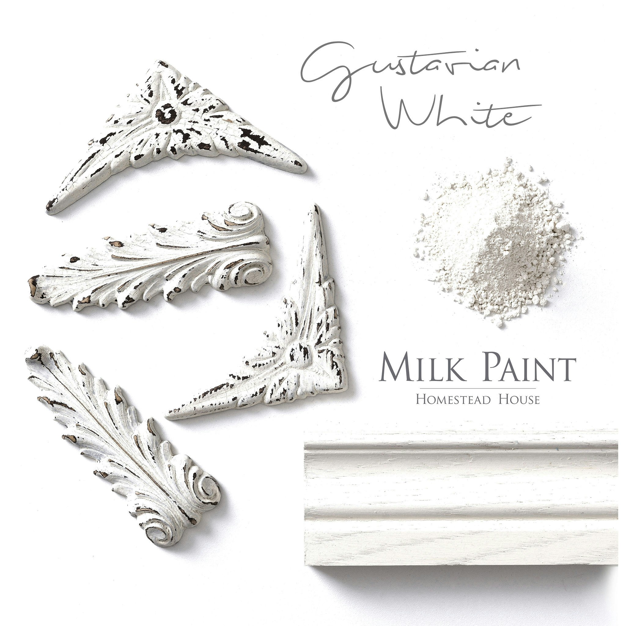 Homestead House - Milk Paint - Kaseinfärg - Gustavian White