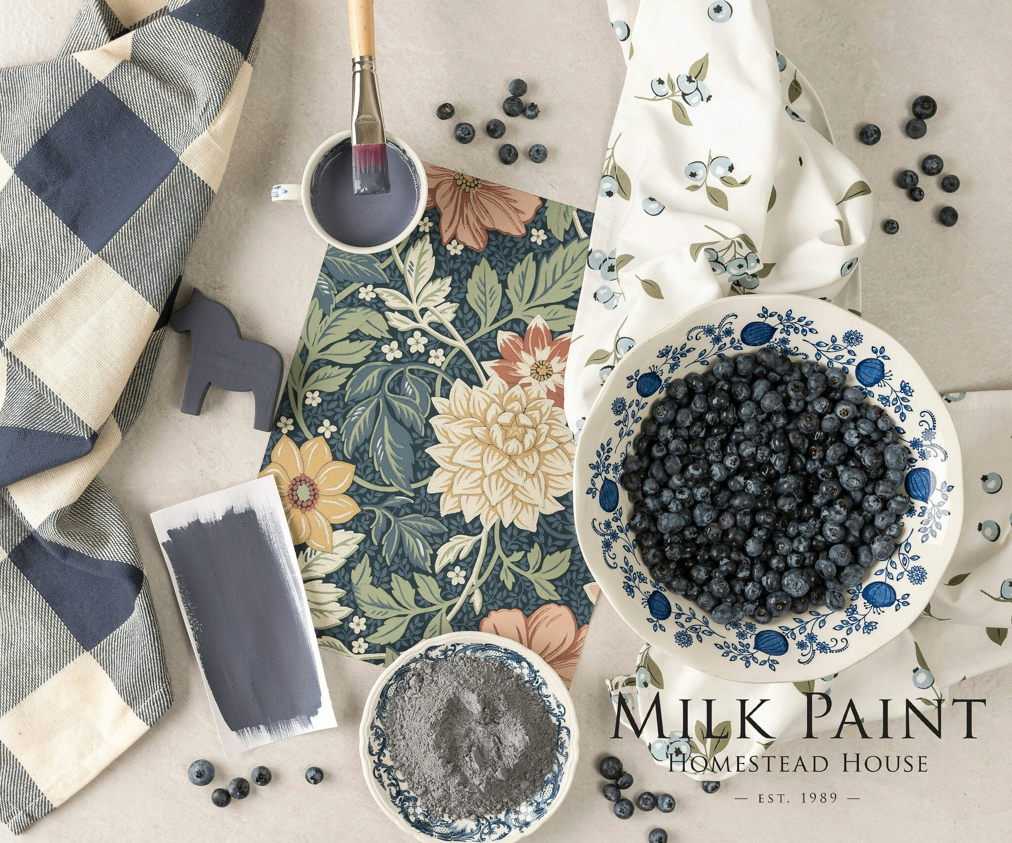 Homestead House - Milk Paint - Kaseinfärg - Kurbits Indigo