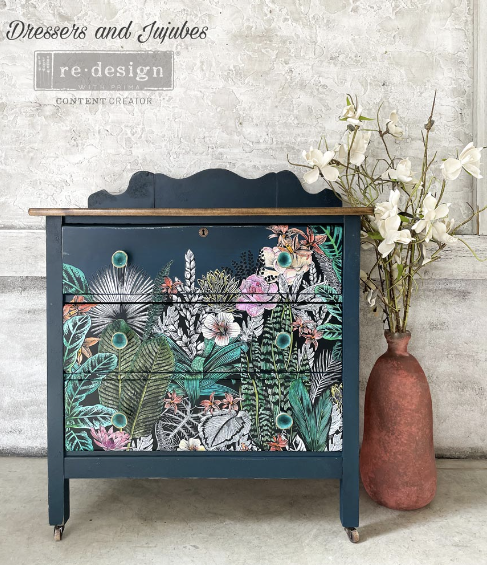 Transfermotiv - Re Design Décor Transfers® - Abstract Jungle - Photo Crerdit: @GraciesHouseUK