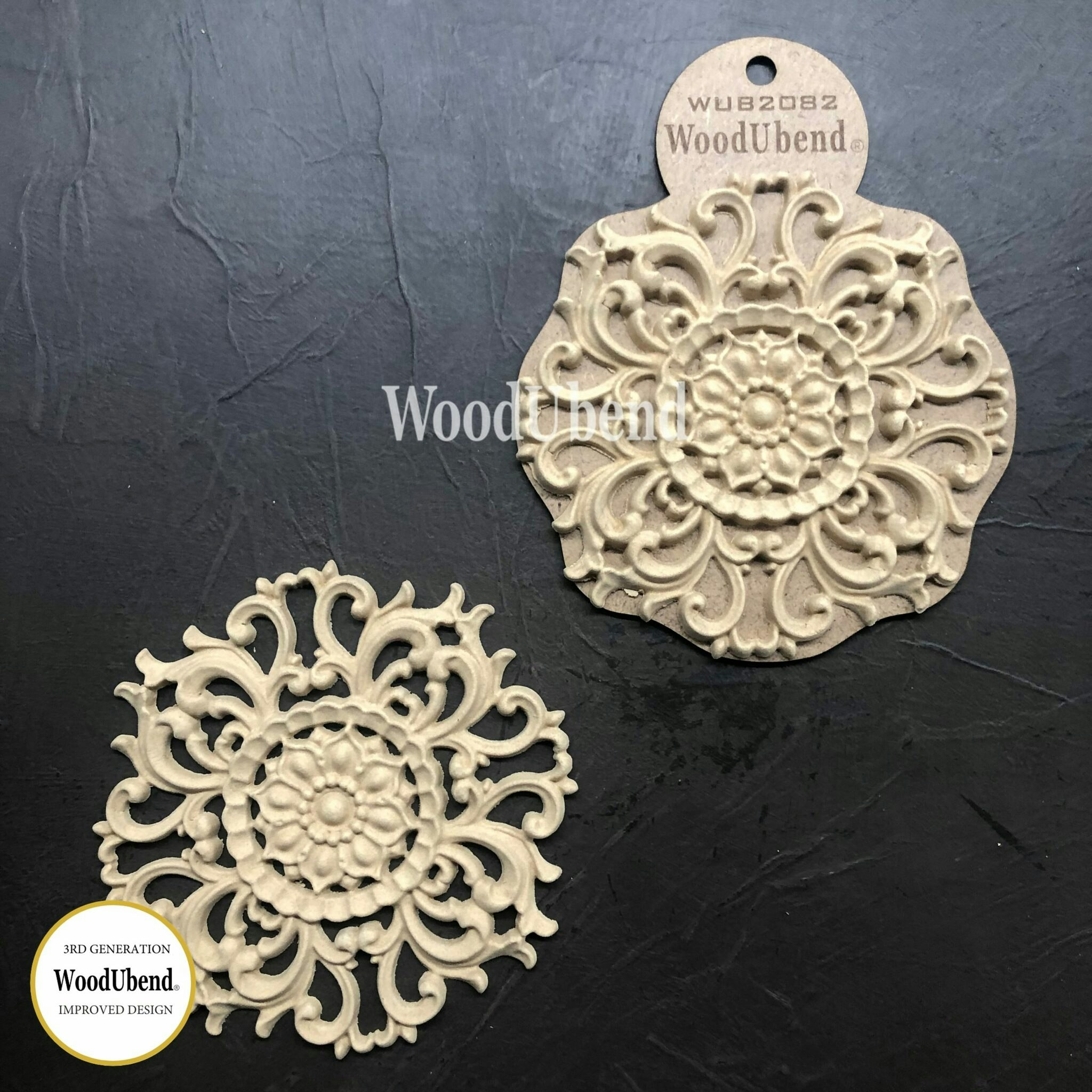 FLEXIBLA  ORNAMENT - WoodUbend - Pediments WUB2082 (2-pack)