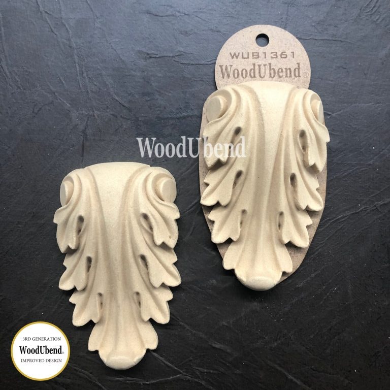 FLEXIBLA ORNAMENT - WoodUbend Corbel WUB1361 (2-pack)