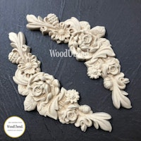 WoodUbend® Flower Garlands 6x17.5cm WUB0349 (2-pack)