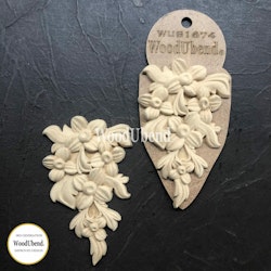 WoodUbend® Flower Garlands 11x6.5cm WUB1674 (2-pack)