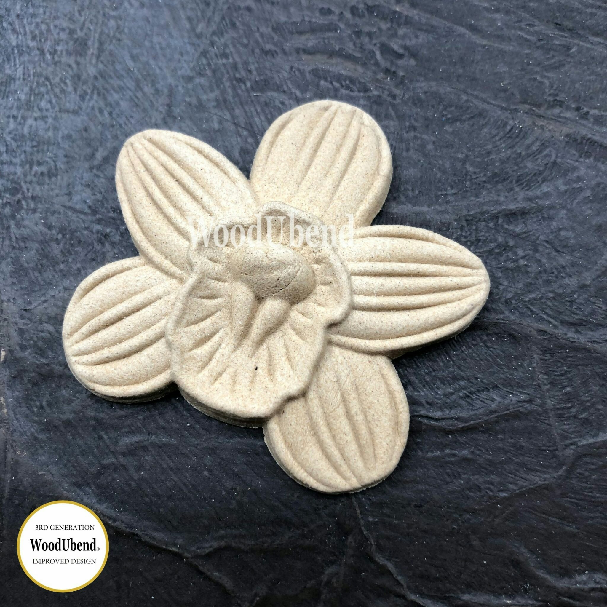 FLEXIBLA ORNAMENT - WoodUbend - Petal Flowers - WUB0347 (5-pack)