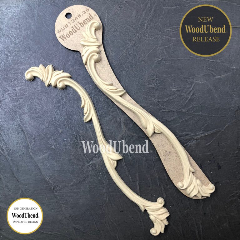 FLEXIBLA ORNAMENT - WoodUbend -  Decorative Drops (S) -  WUB1245.26 (2-pack)