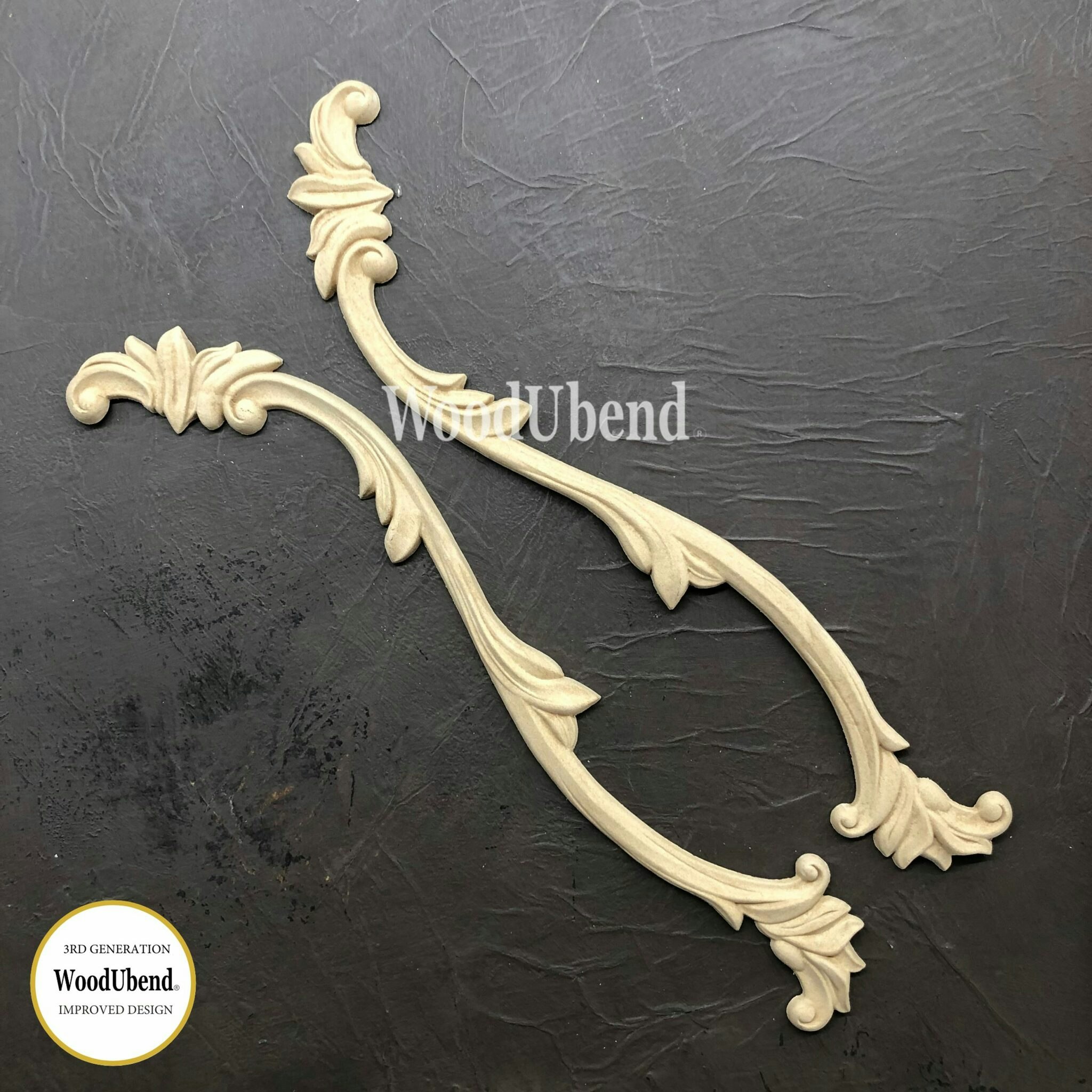 FLEXIBLA ORNAMENT - WoodUbend- Decorative Drops WUB1245