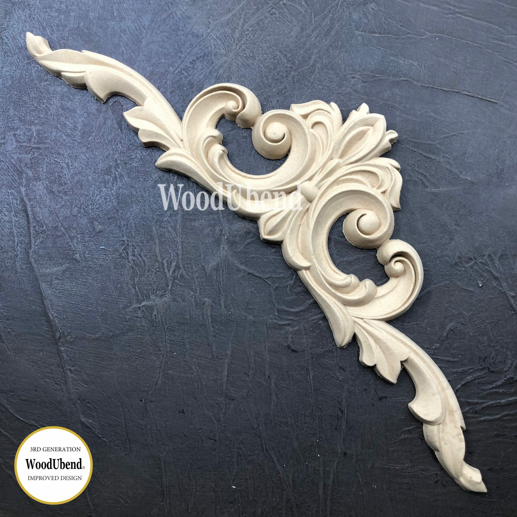 FLEXIBLA ORNAMENT - WoodUbend - Pediments - WUB1392 (2-pack)