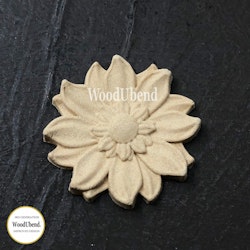 WoodUbend® Classic Petal Flowers Ø 5cm WUB0354 (5-pack)