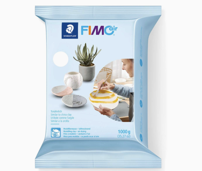 FIMO® Air Basic - Självtorkande lera / modelleringsmassa - Vit 500g