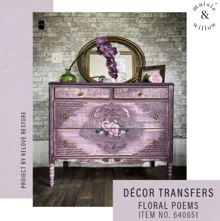 Transfermotiv - Re Design Décor Transfer - Floral Poems