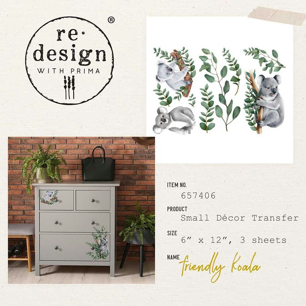 Transfermotiv - Re Design Décor Transfer - Friendly Koala