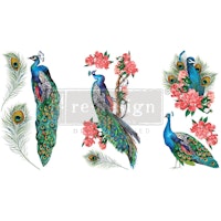 ReDesign Décor Transfers® - Royal Peacock LITEN 30x46cm