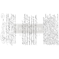 ReDesign Décor Transfers® - Secret Letter (black) LITEN 30x46cm