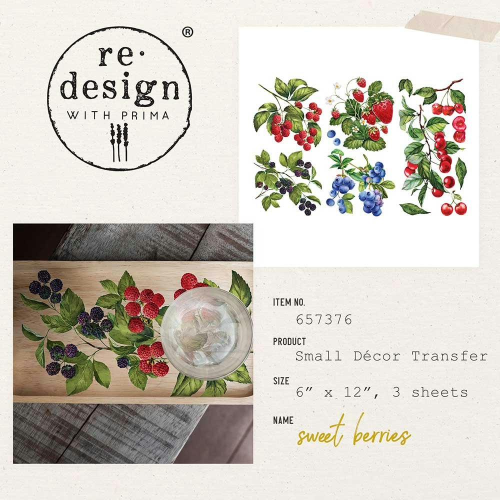 Transfermotiv - Re Design Décor Transfer - Sweet Berries