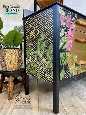 Transfermotiv - Re Design Décor Transfer - Tropical Birds - Photo Credit:@GraciesHouseUK
