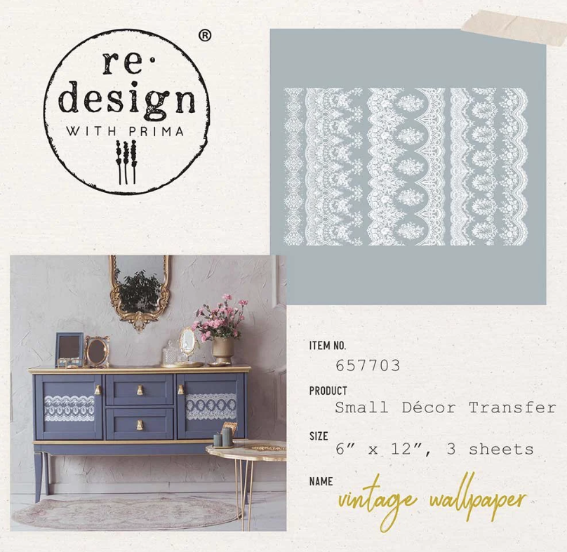 Transfermotiv - Re Design Décor Transfer - Vintage Wall Paper