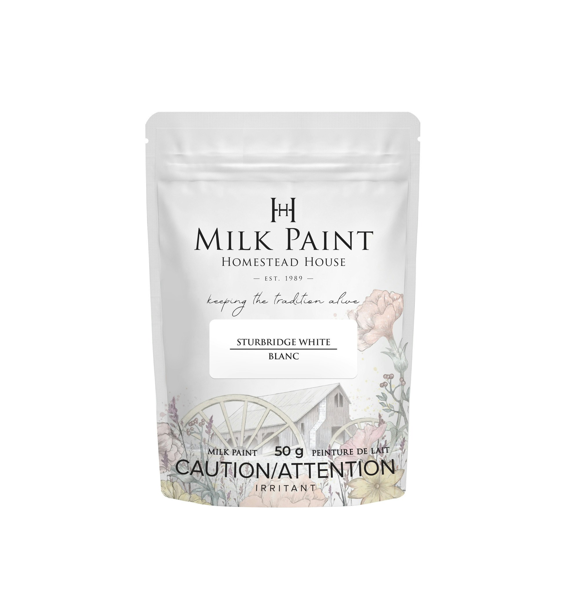 STURBRIDGE WHITE - Homestead House - Milk Paint - Kaseinfärg - Mjölkfärg