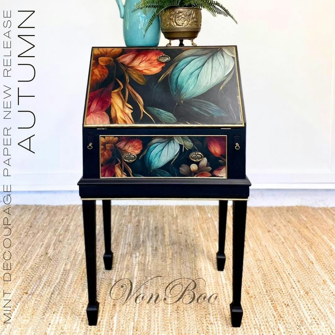 DECOUPAGEPAPPER - Mint By Michelle - AUTUMN - A3 Decoupage Paper - Images courtesy Mint By Michelle and Brand Ambassadors and Content Creators. Photo Credit: @Vonboo1203